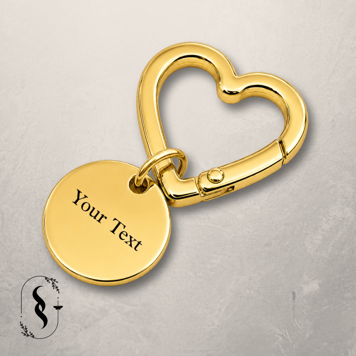 Sacred Script Charm – Gold