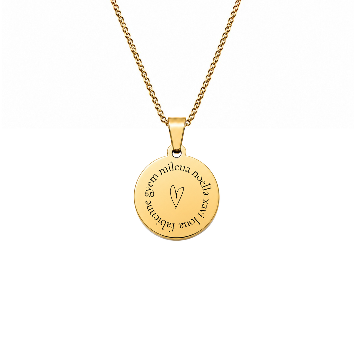 Petite Circle Necklace | ○