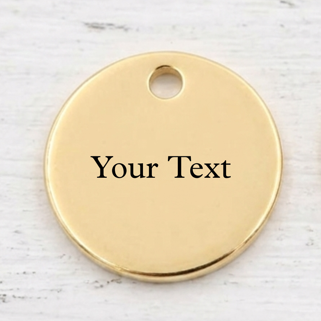 Sacred Script Charm – Gold