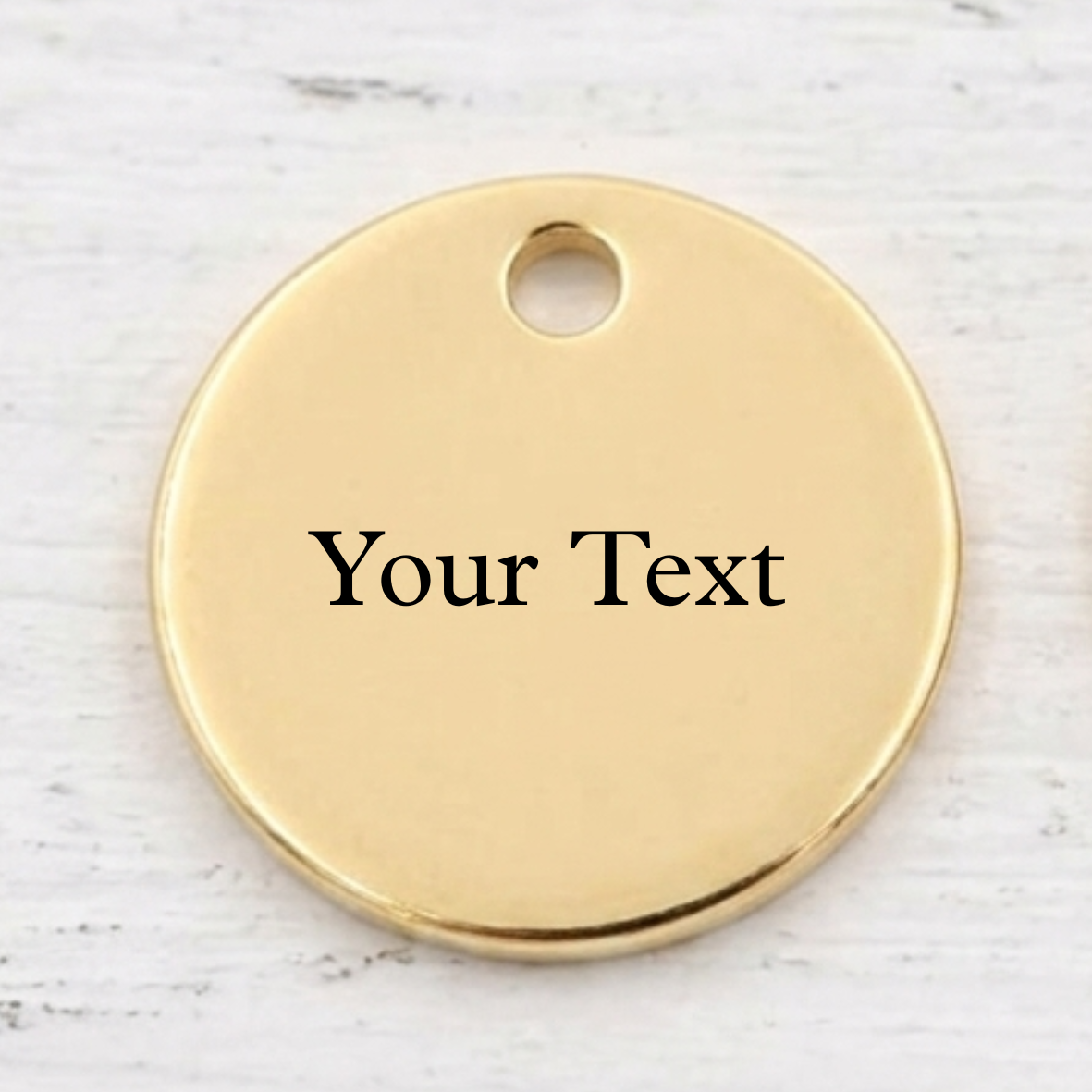 Sacred Script Charm – Gold