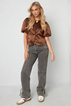 Gimme Satin Top