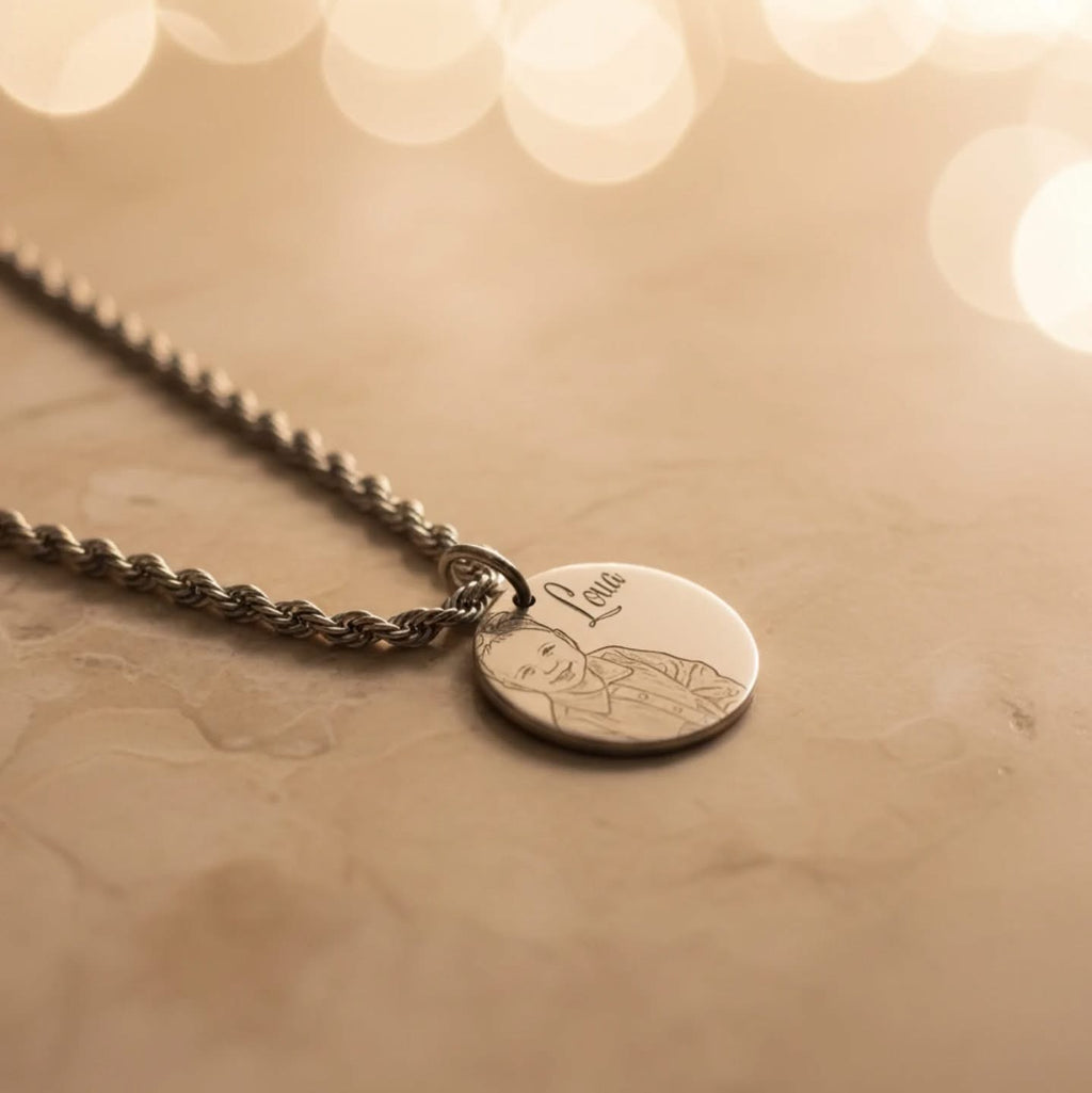 Sacred Photo Charm – Silver