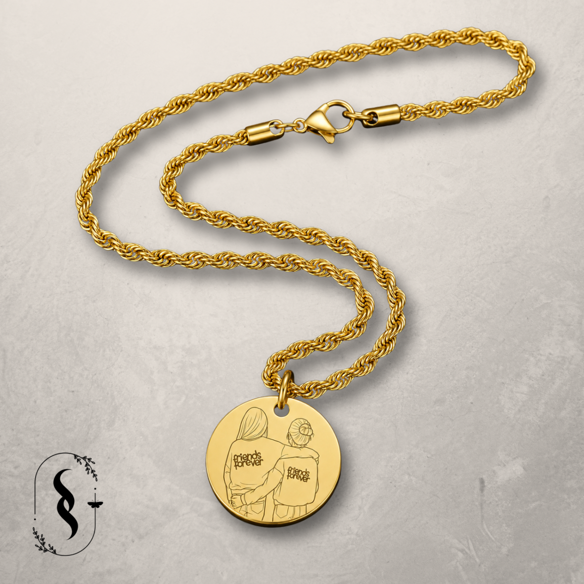 Sacred Photo Charm – Gold
