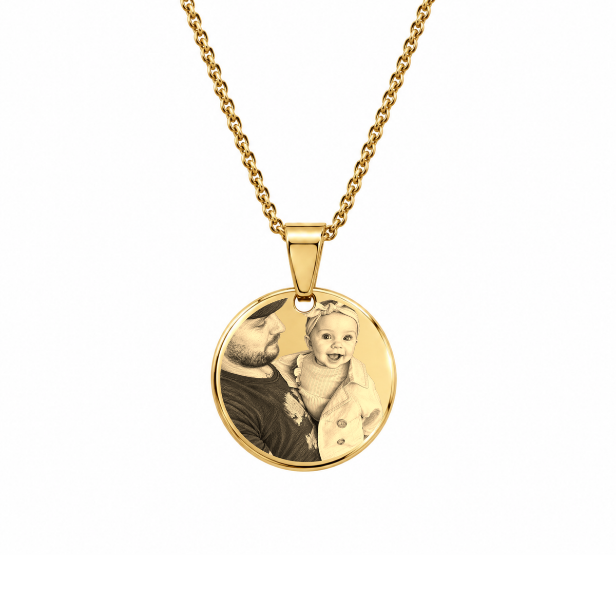 Ketting met portretfoto