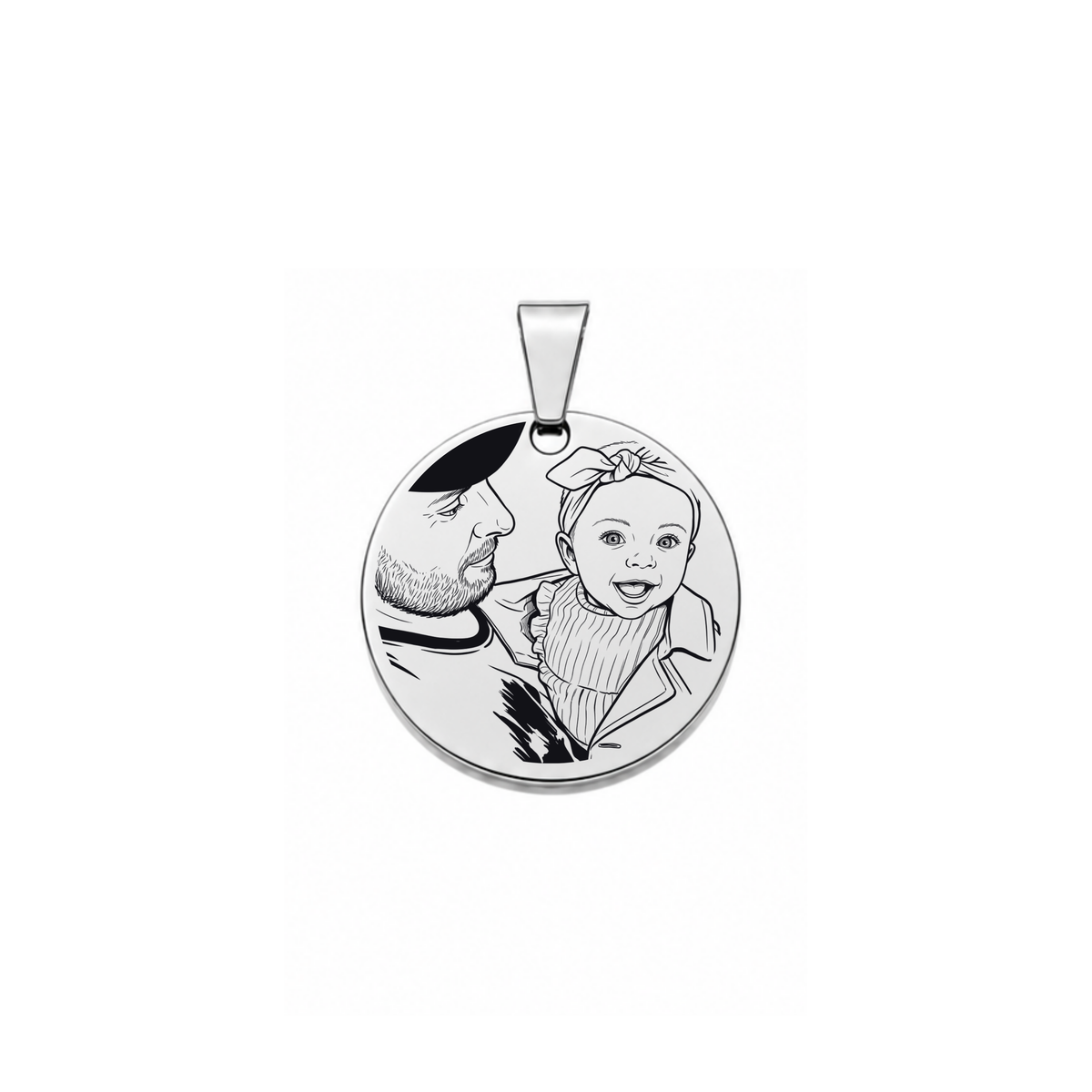 Gepersonaliseerde ronde bedel | 20mm