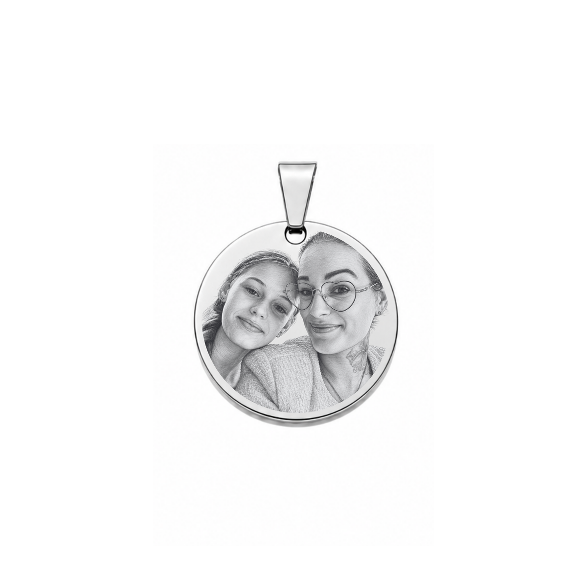 Gepersonaliseerde ronde bedel | 20mm