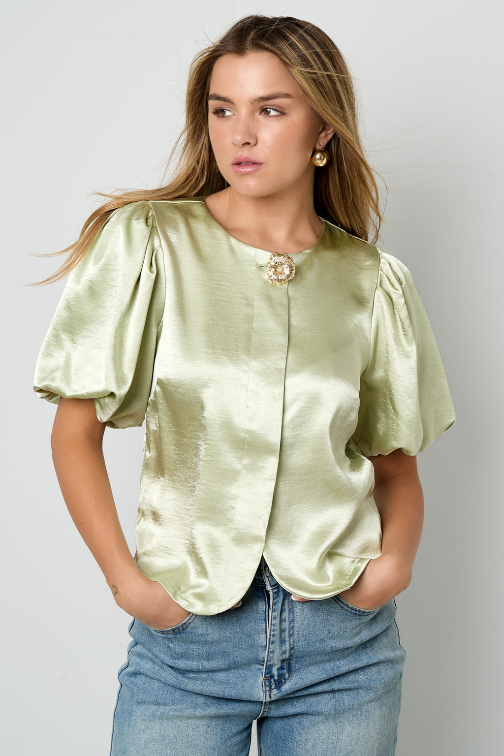 Gimme Satin Top