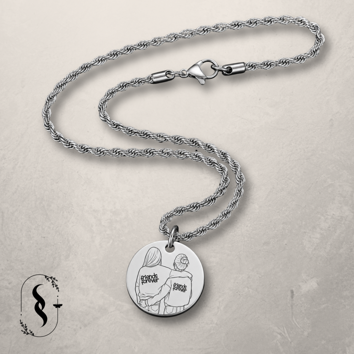 Sacred Photo Charm – Silver