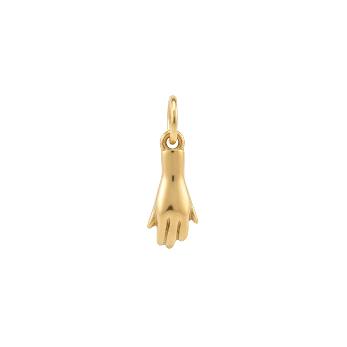 Golden Hand Charm