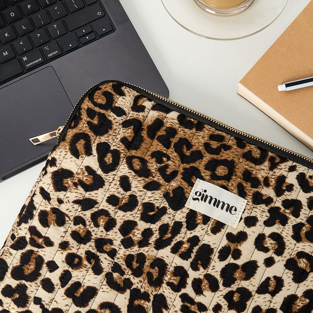 Gimme Leopard Lover laptophoes - 13 inches