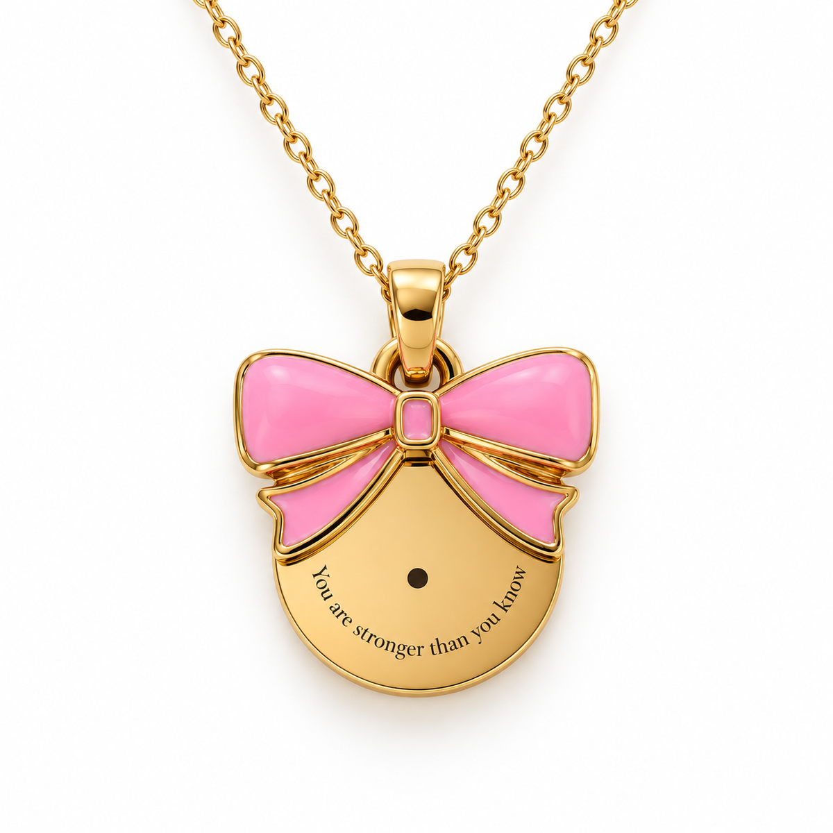 October Awareness Neckless 🎀