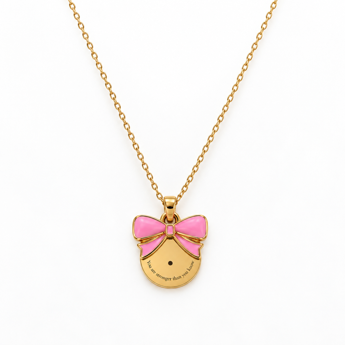 October Awareness Neckless 🎀