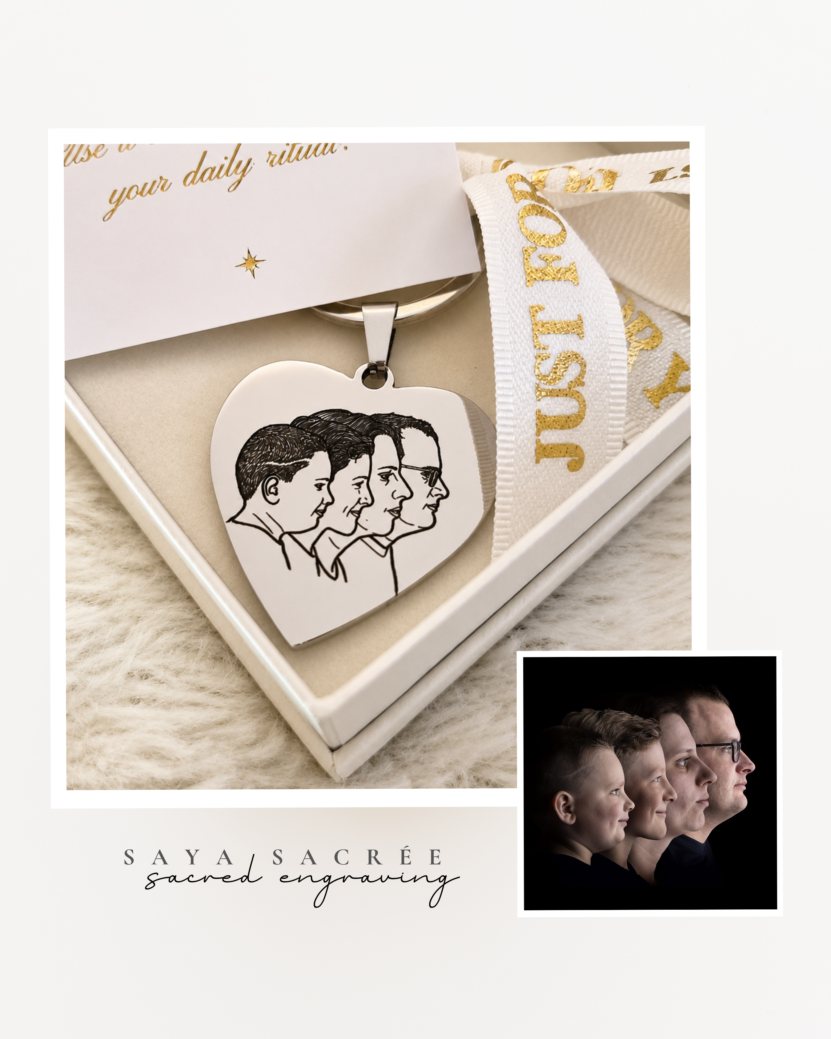 Amore Memory Keychain | ♡