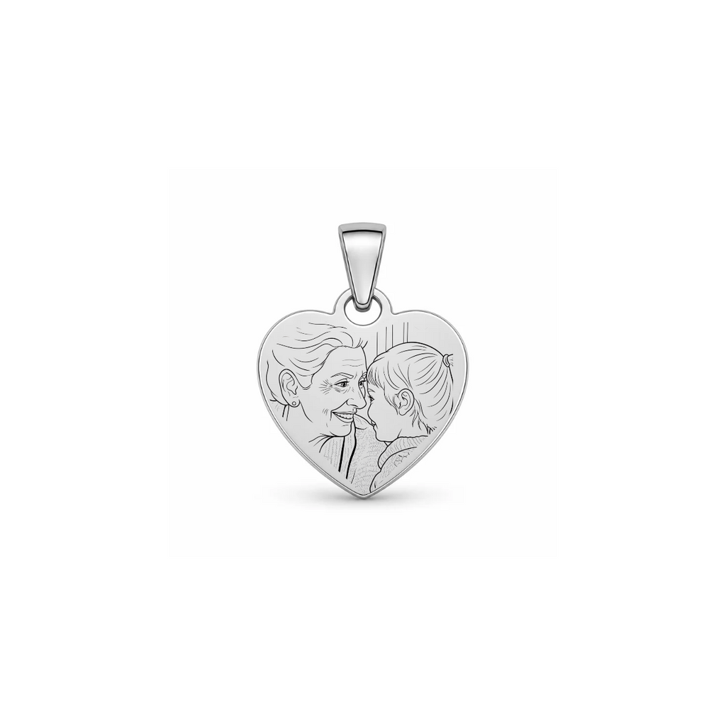 Amore Photo Charm – Silver