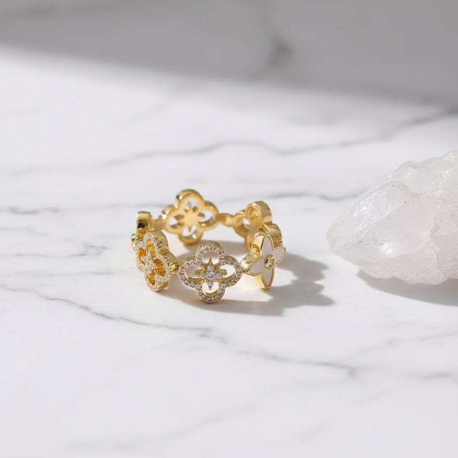 Golden Clover Charm