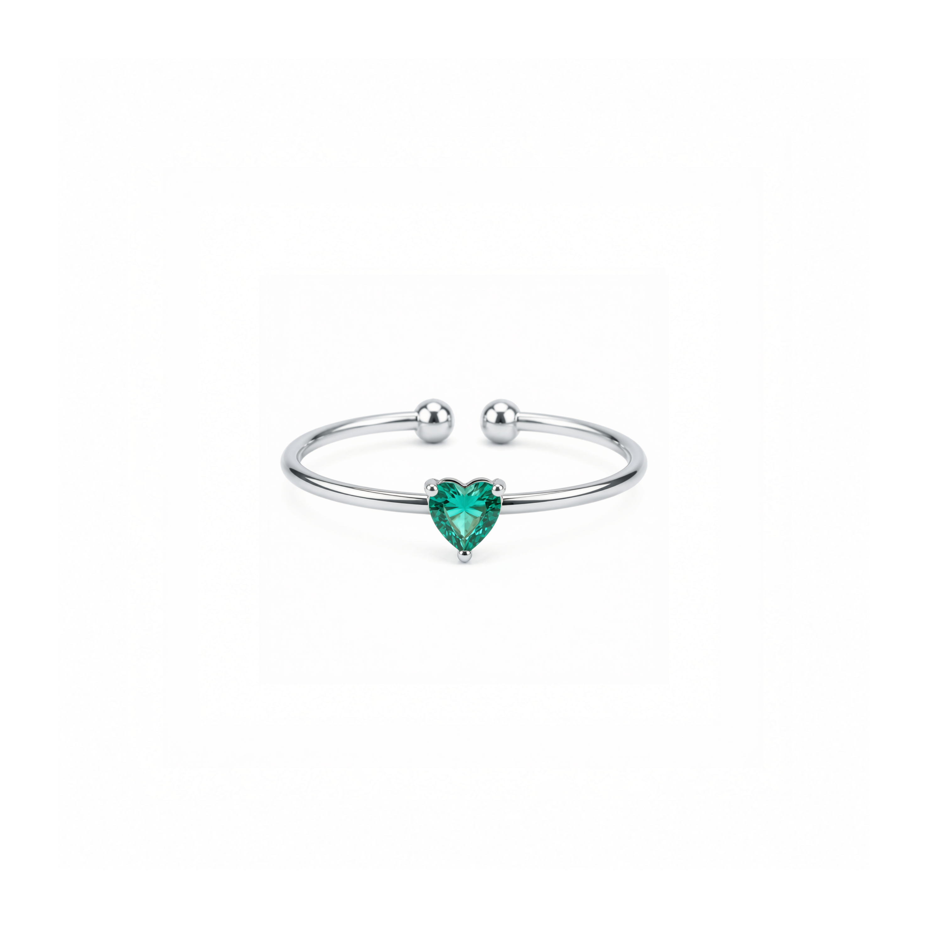 Birthstone Ring December | Silver