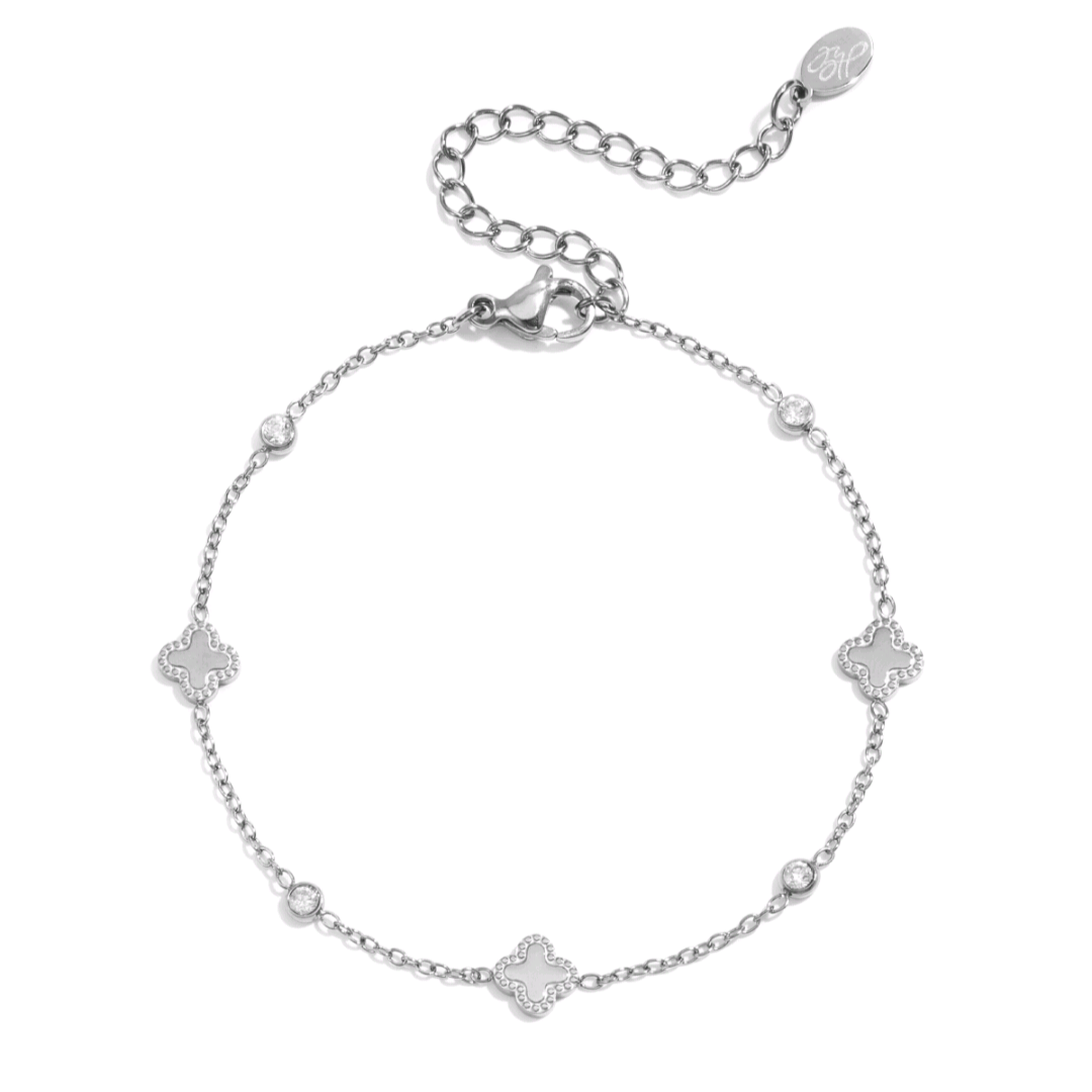 Silver Clover Bracelet