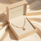 Sacred Heart Pearl Necklace