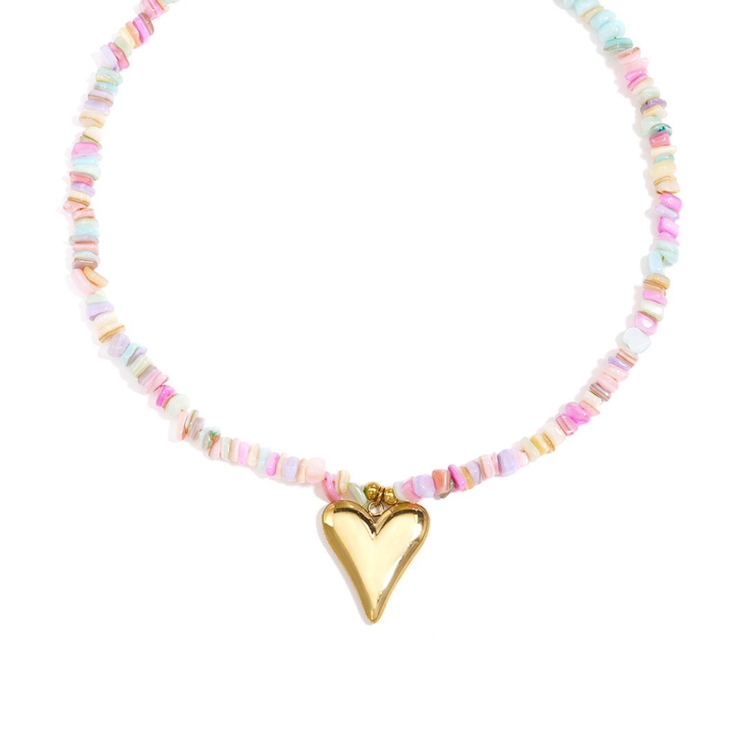 Pastel Heart Necklace