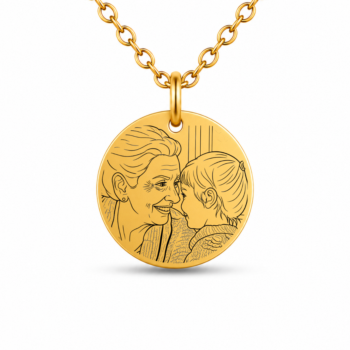 Memento Photo Charm – Gold
