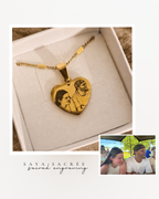 Sketch Portrait Necklace | ○♡