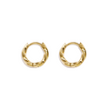 Twisted Gold Hoops