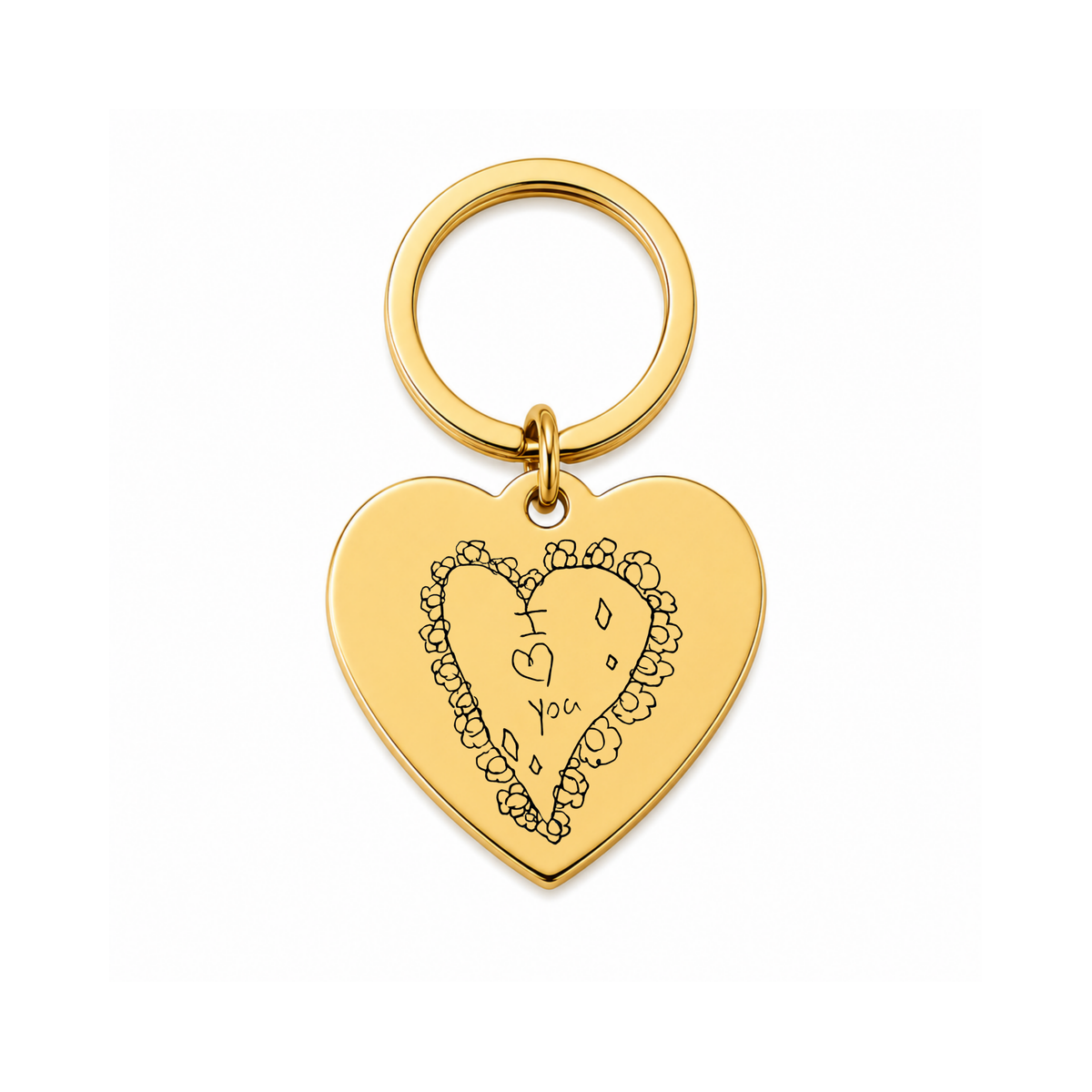 Amore Doodle Keychain | ♡