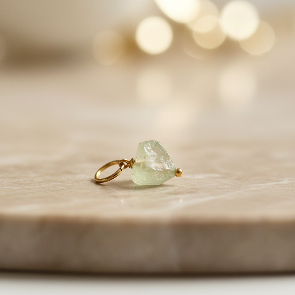 Gemstone Charm PREHNITE