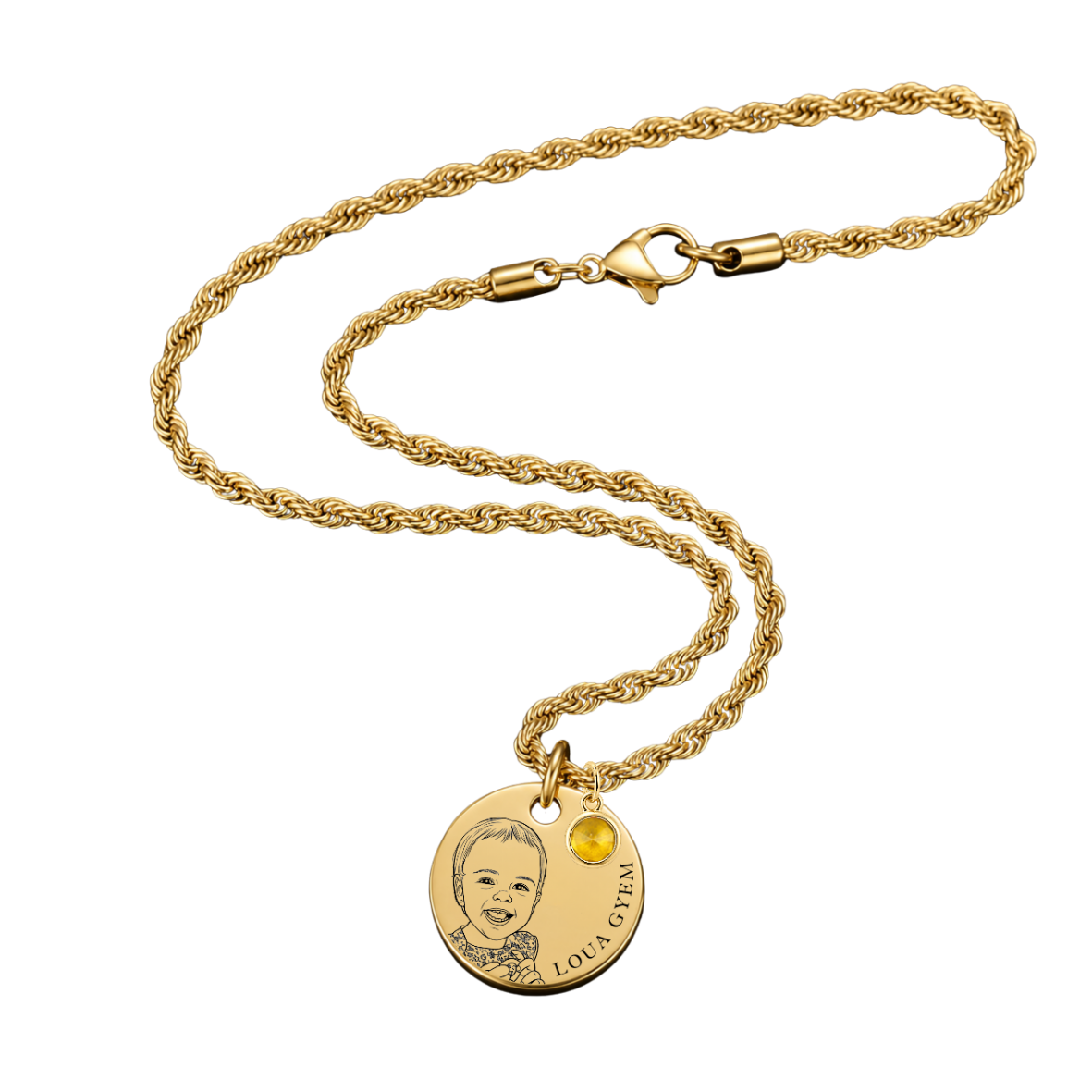 Memento Birthstone Necklace