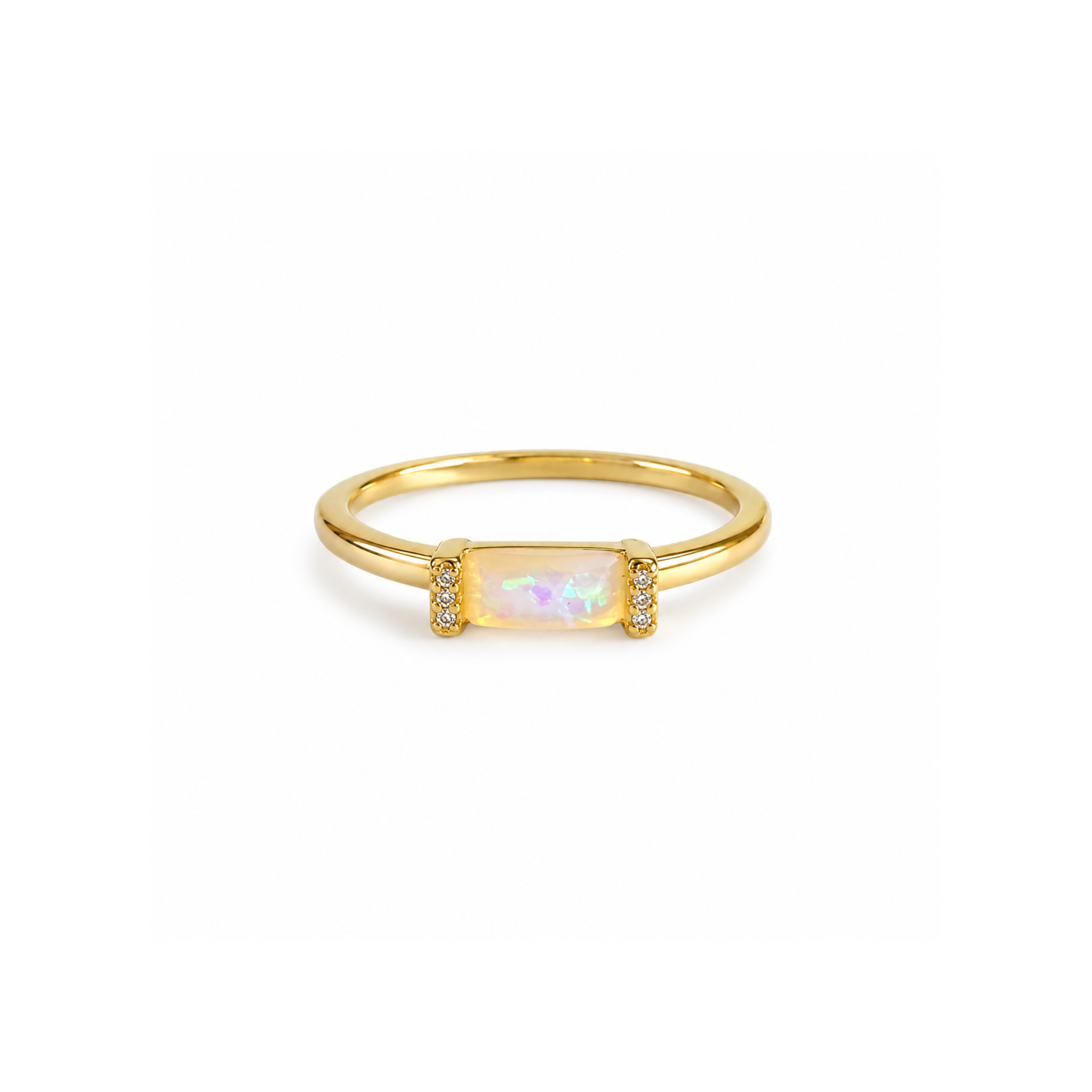 Luna Opal Whisper Ring