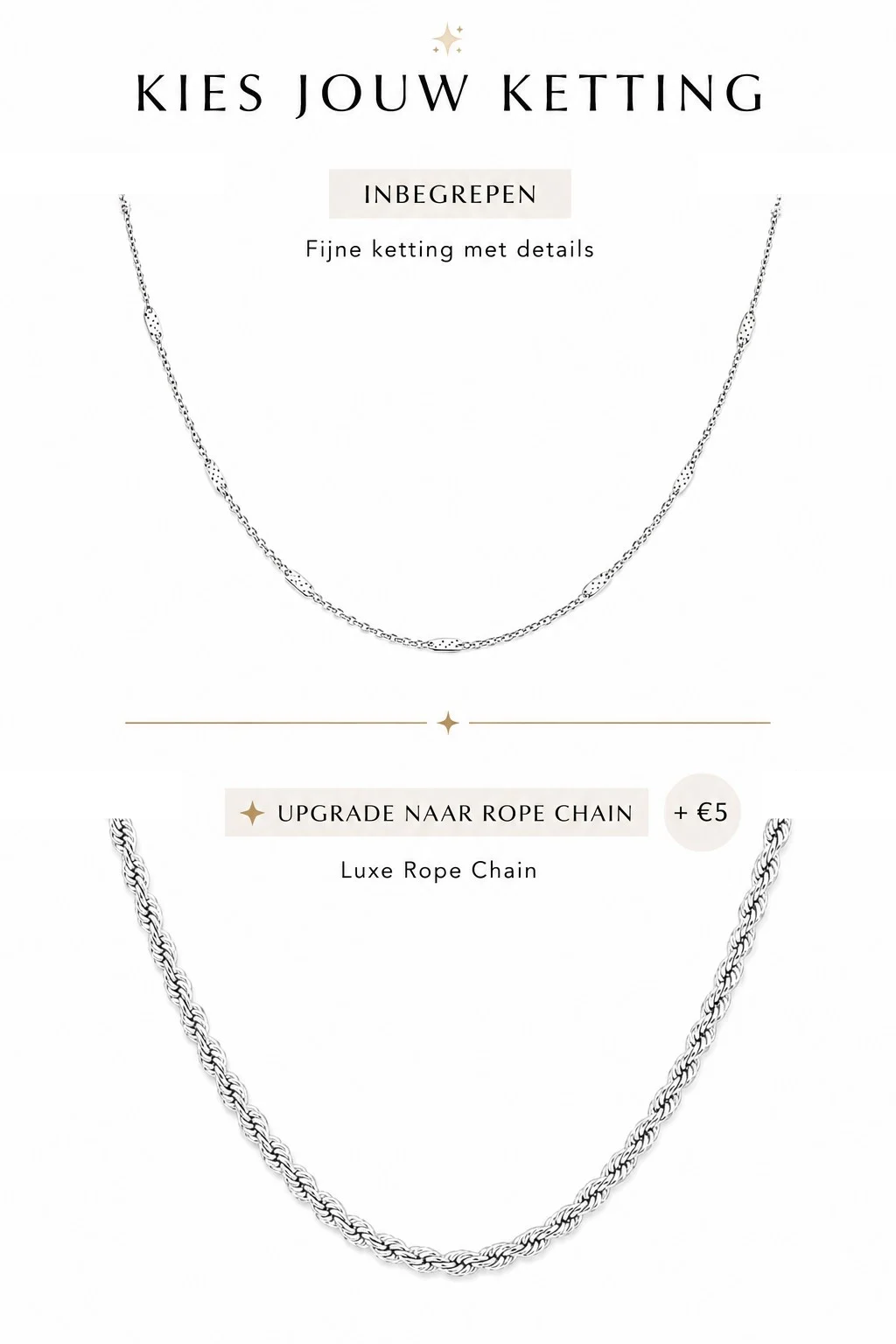 The Script Necklace | Silver