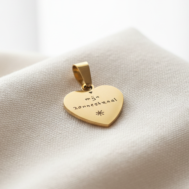 Amore Photo Necklace | Gold