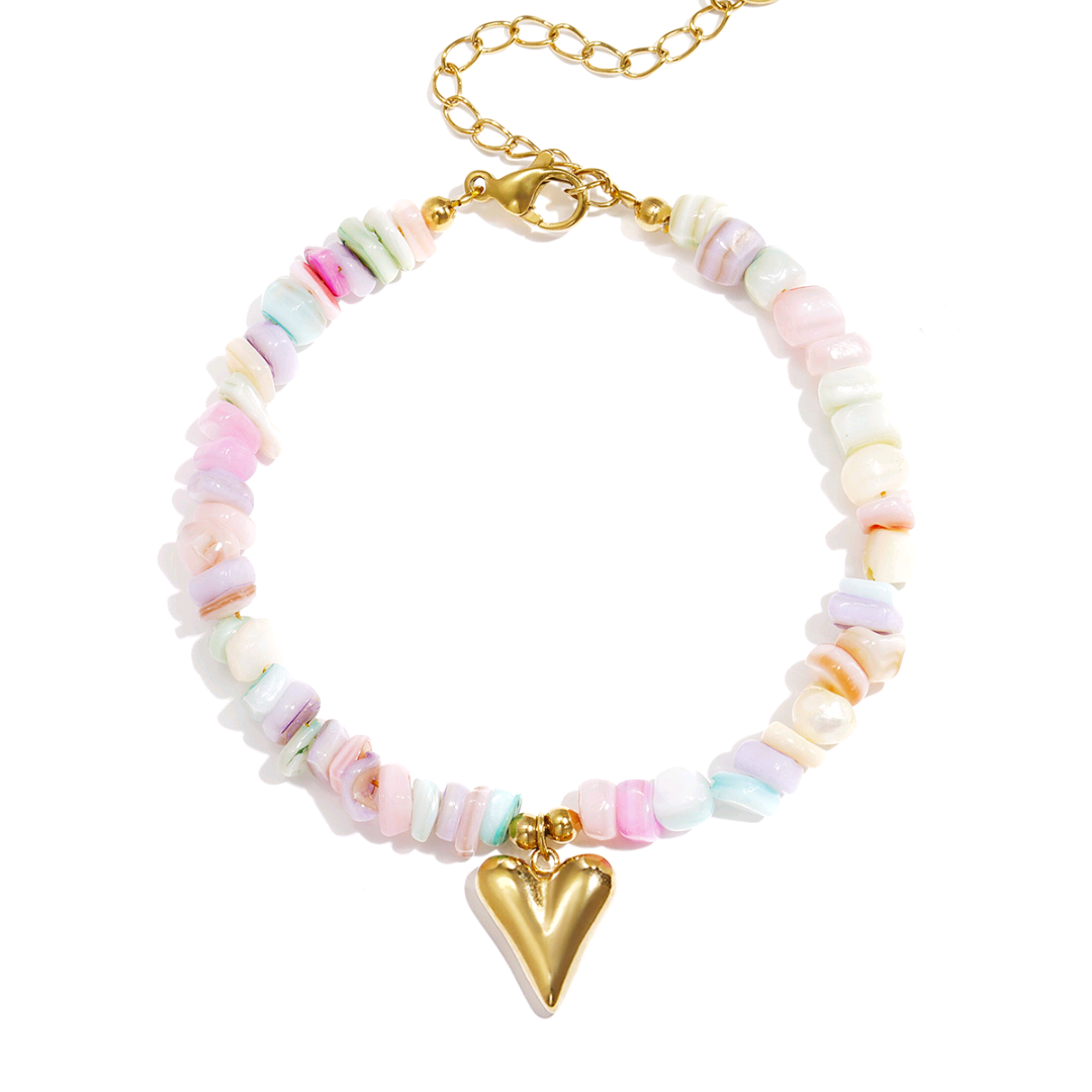 Pastel Heart Bracelet