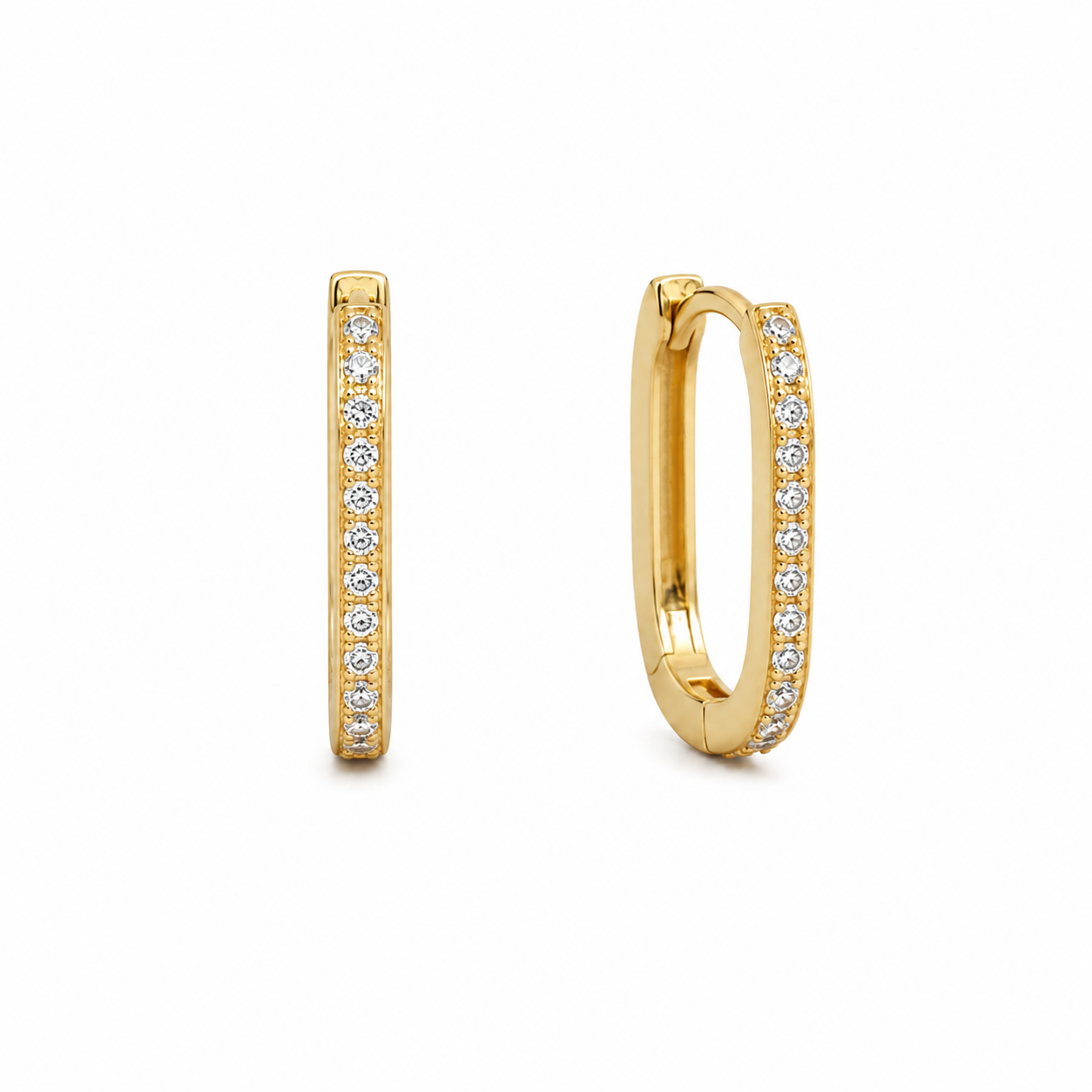 Élise Pavé Oval Hoops