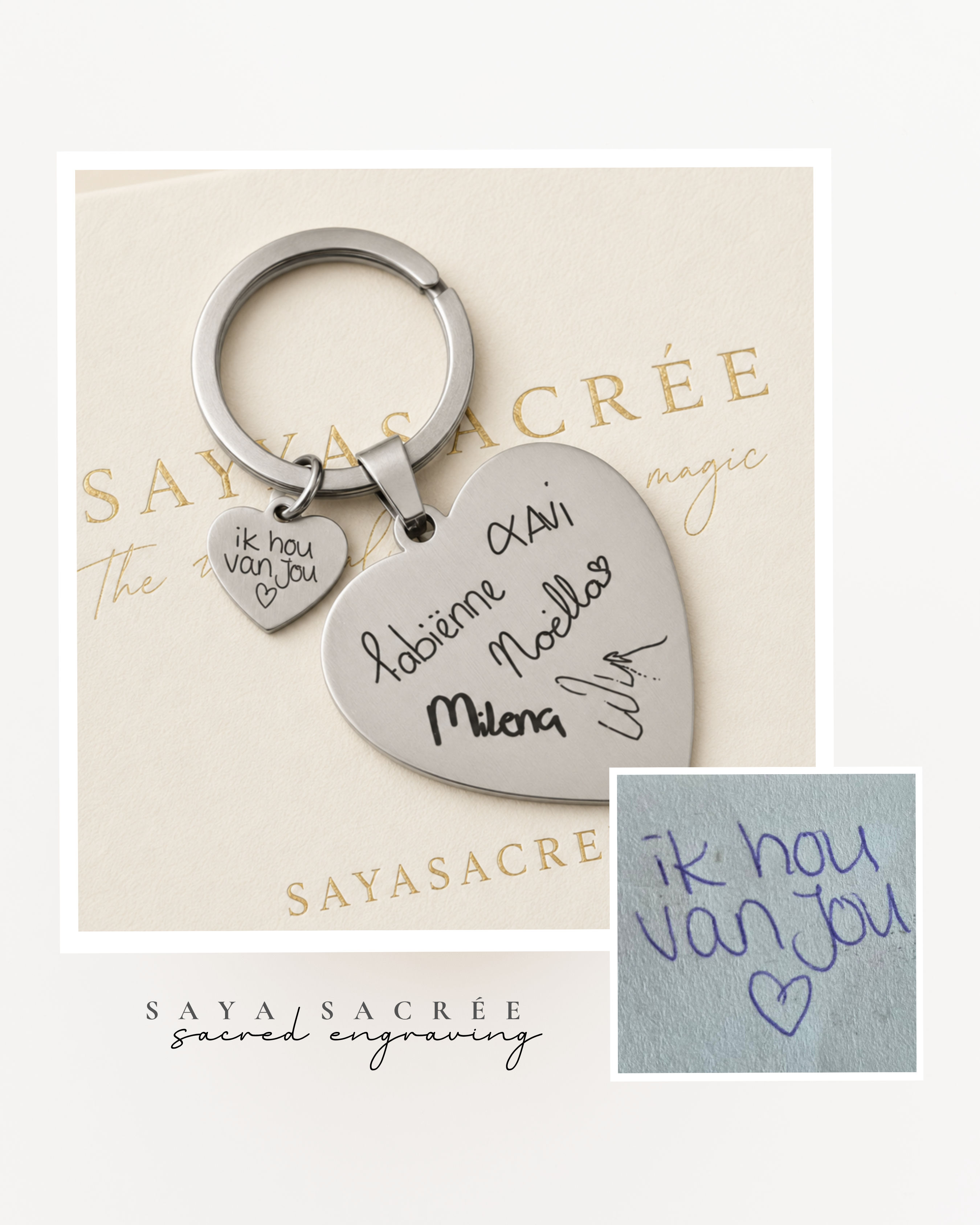 Amore Memory Keychain | ♡