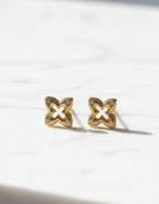 Golden Clover Studs