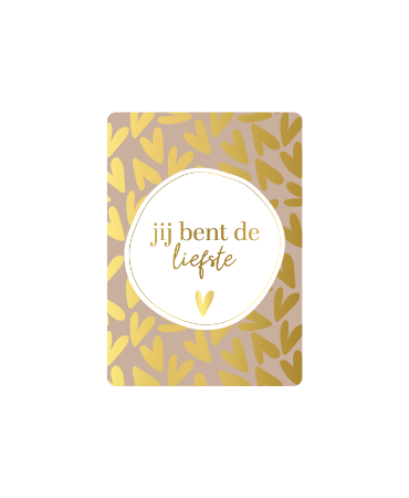 Kaartje | Jij bent de liefste