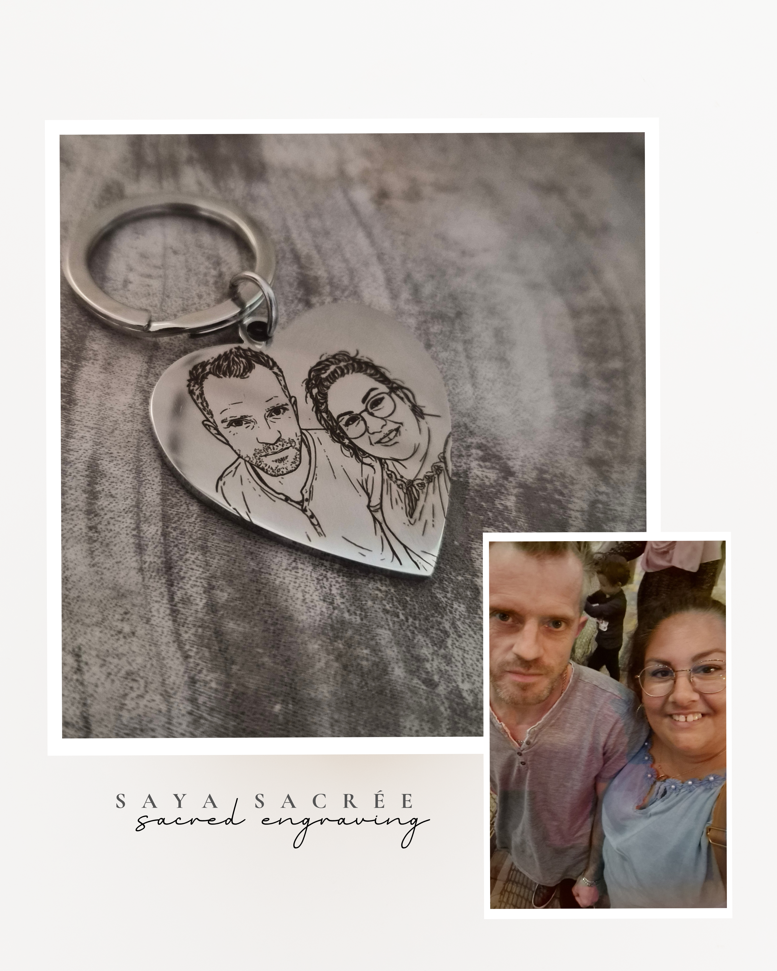 Amore Memory Keychain | ♡