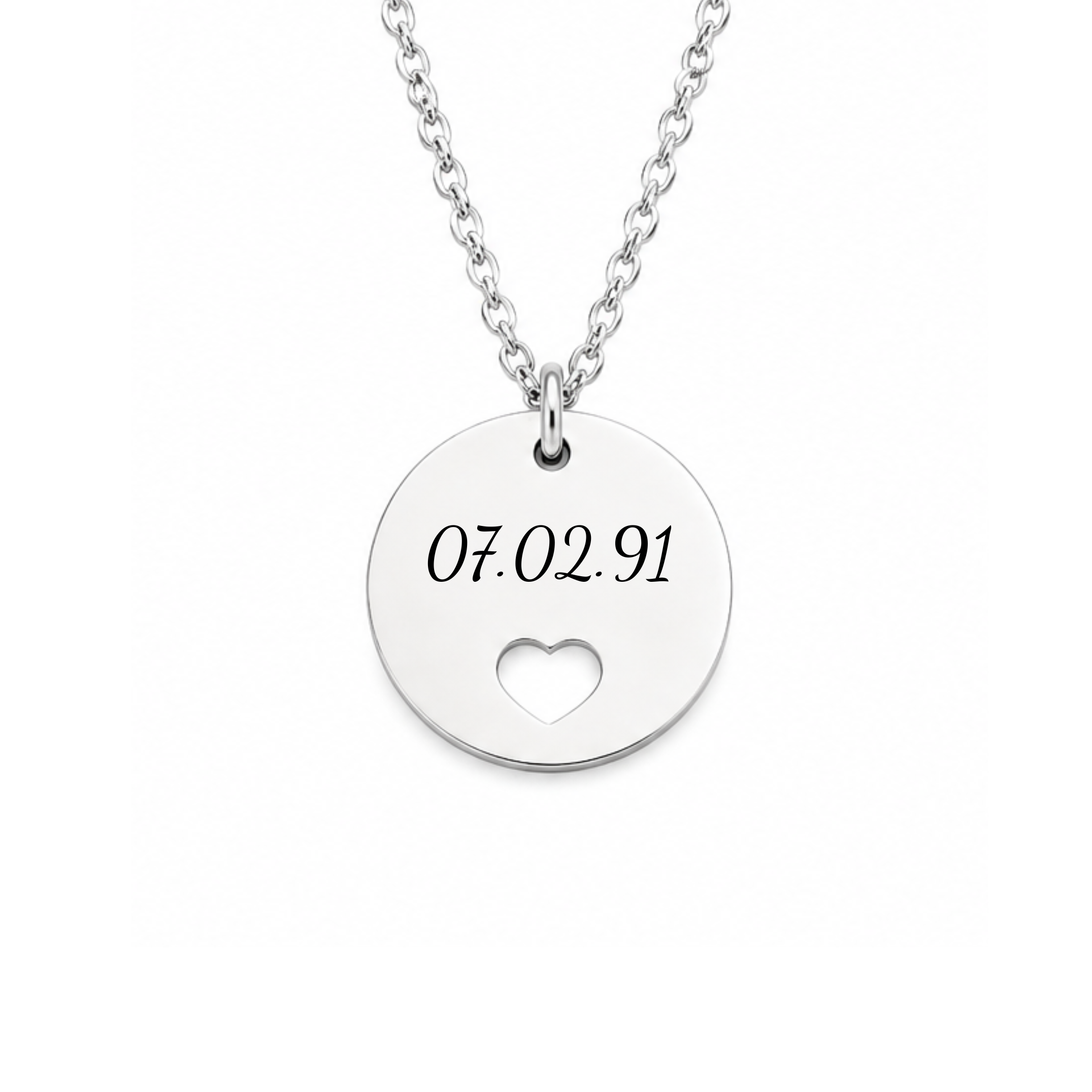 Amoré Script Necklace | ○