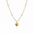 Sacred Heart Pearl Necklace