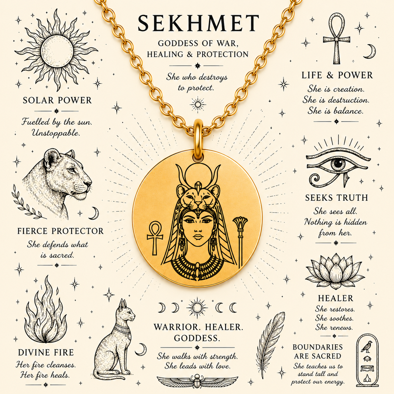 Sekhmet — Goddess of Healing & Protection