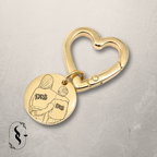 Sacred Memory Keychain | Gold