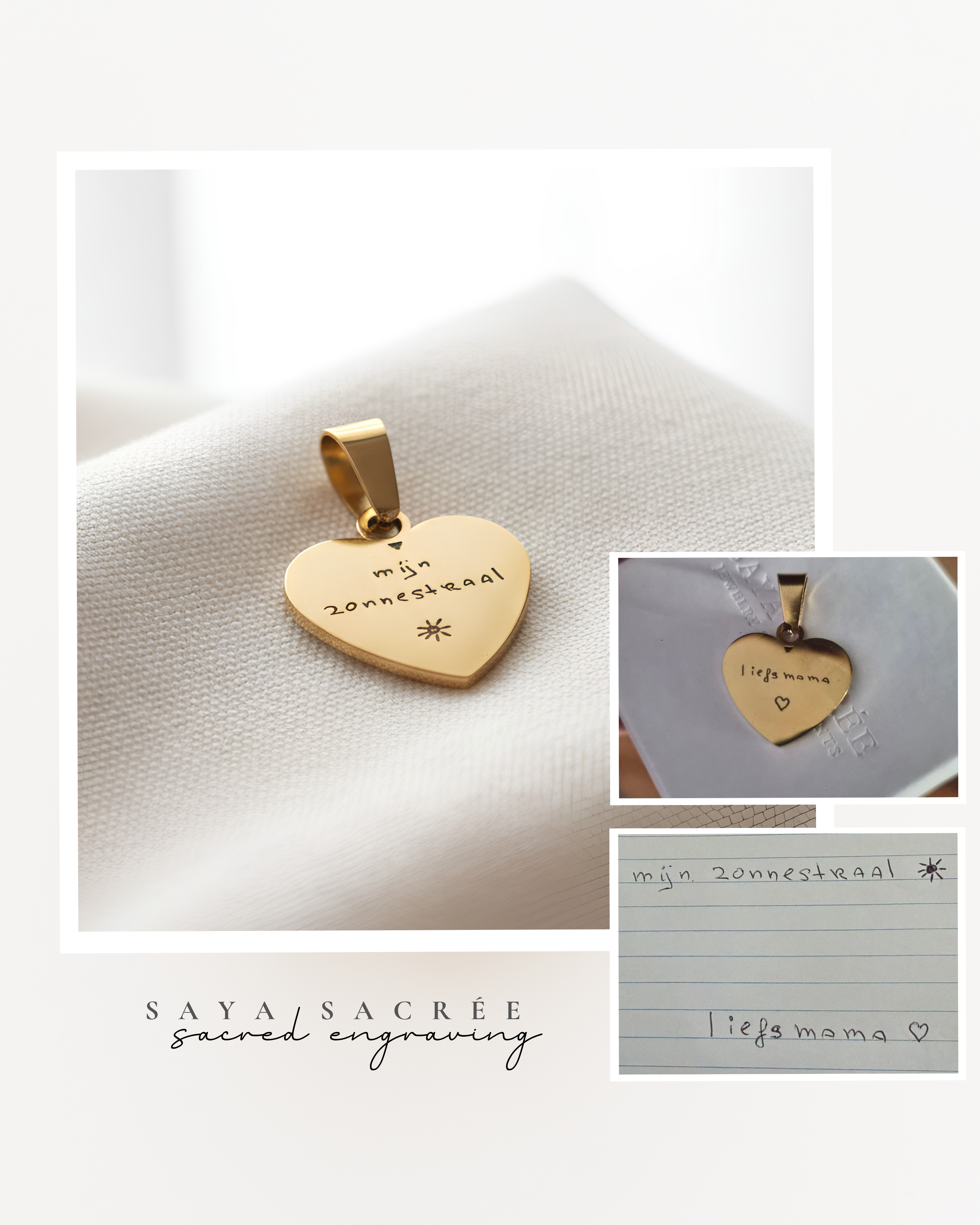 Inscription Necklace | ○♡