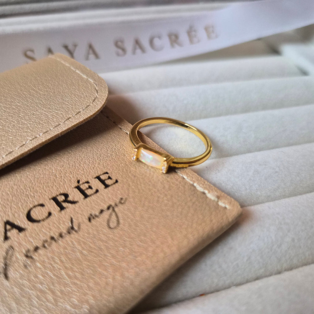 Luna Opal Whisper Ring