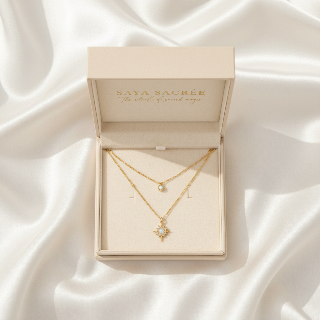 Celeste Twin Glow Necklace