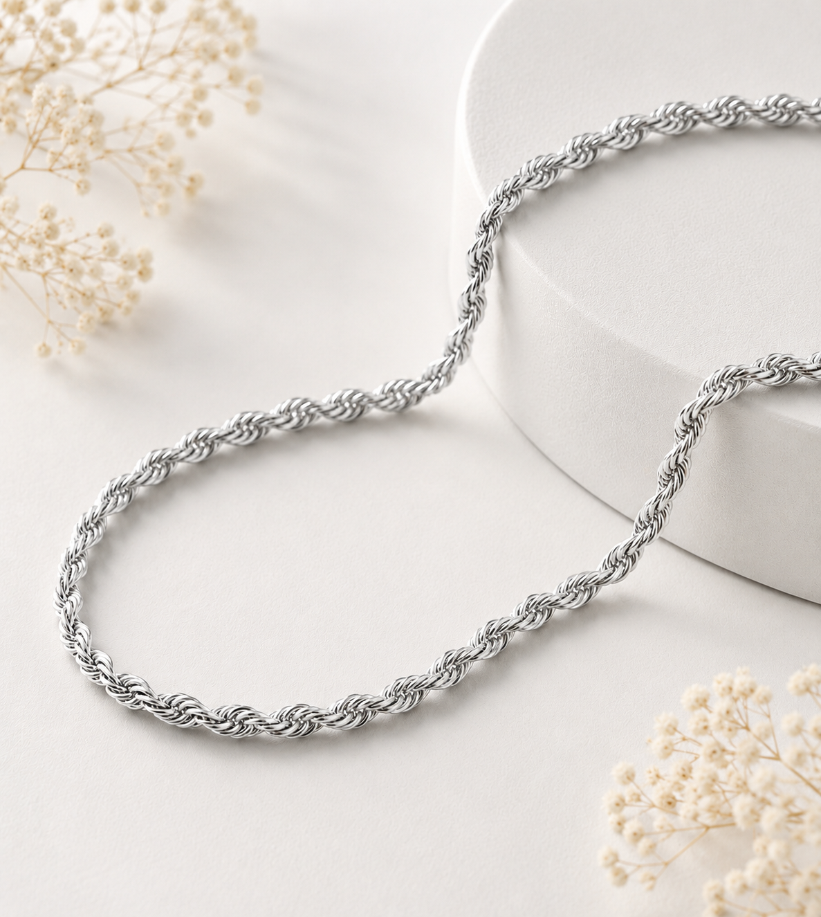 Luxe Rope Chain | Silver