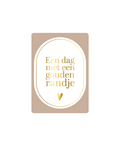 Kaartje | Een dag met een gouden randje