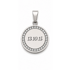 Sparkle Script Charm | ○