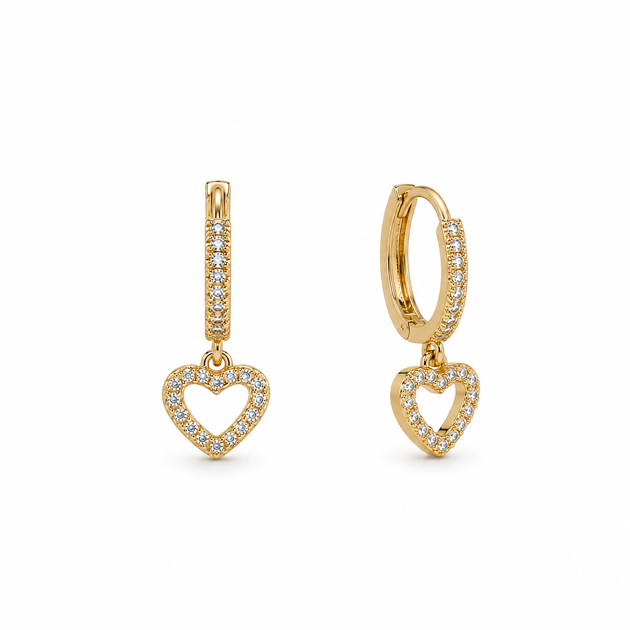 Luna Spark Heart Hoops