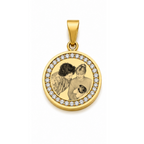 Sparkle Portrait Charm | ○